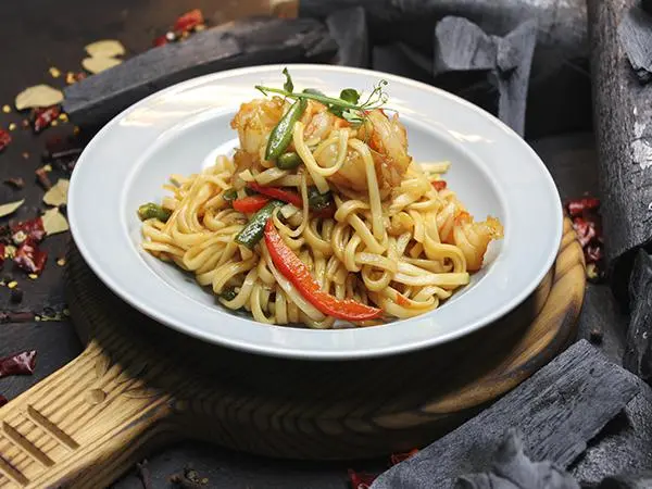 WOK ЛАПША С КРЕВЕТКАМИ